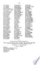 Testimony of members of Congress, interested individuals, and organizations