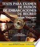 Tests para examen de patrón de embarcaciones de recreo