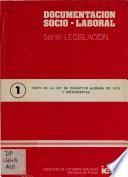 Texto de la Ley de Cogestión alemana de 1976 y antecedentes