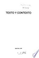 Texto y contexto