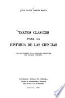 Textos clasicos para la historia de las ciencias