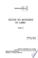 Textos no recogidos en libro