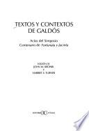 Textos y contextos de Galdós