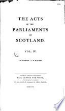 The Acts of the Parliaments of Scotland