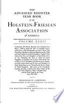 The Advanced Register of the Holstein-Friesian Association of America
