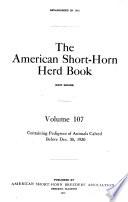 The American Short-horn Herd Book