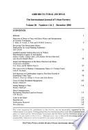 The Arboricultural Journal