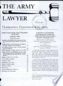 The Army Lawyer