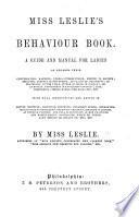 The Behaviour Book: a manual for ladies