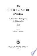 The Bibliographic Index