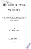 The Book of Rules of Tyconius