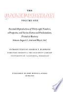 The Californian: Facsimile reproductions of thirty-eight numbers, a prospectus, and various extras and proclamations, printed at Monterey between August 15, 1846 and May 6, 1847