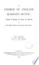 The Church of England quarterly review