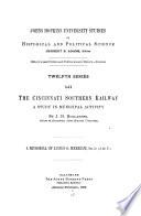 The Cincinnati Southern Railway
