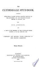 The Clydesdale Stud-book. ...