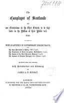 The complaynt of Scotlande, vyth ane exortatione to the thre estaits to be vigilante in the deffens of their public veil, 1549
