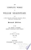 The Complete Works of William Shakespeare: A midsummer-nights dream. Merchant of Venice