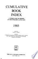The Cumulative Book Index