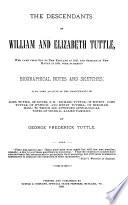 The Descendants of William and Elizabeth Tuttle