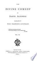 The Divine Comedy of Dante Alighieri: Paradiso. 1872