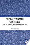 The Early Modern Grotesque
