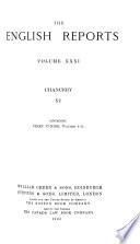 The English Reports: Chancery