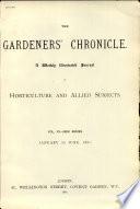 The Gardeners' Chronicle