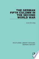 The German Fifth Column in the Second World War