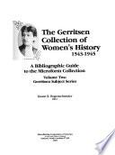 The Gerritsen Collection of Women's History, 1543-1945