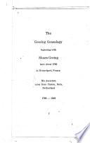 The Goering Genealogy