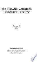 The Hispanic American Historical Review