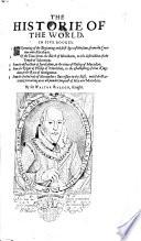 The Historie of the World