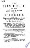The History of the Earls and Earldom of Flanders
