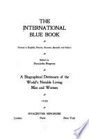 The International Blue Book