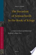 The Invasion of Sennacherib in the Book of Kings