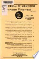 The Journal of Agriculture of the University of Puerto Rico