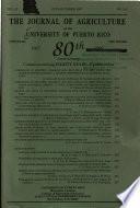 The Journal of Agriculture of the University of Puerto Rico