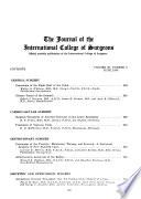 The Journal of the International College of Surgeons