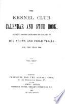 The Kennel Club Calendar and Stud Book