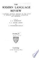 The Modern Language Review