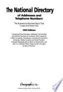 The National Directory of Addresses and Telephone Numbers