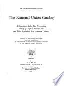 The National Union Catalog