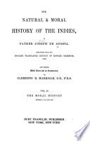 The Natural & Moral History of the Indies
