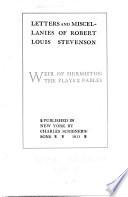 The Novels and Tales of Robert Louis Stevenson