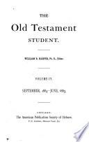 The Old Testament Student