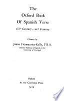 The Oxford book of Spanish verse