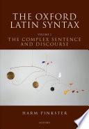 The Oxford Latin Syntax