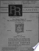 The P.R. Gazette ...