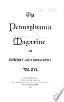 The Pennsylvania Magazine of History and Biography