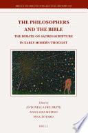 The Philosophers and the Bible